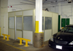 Cabine, cloison pour garage sous terrain